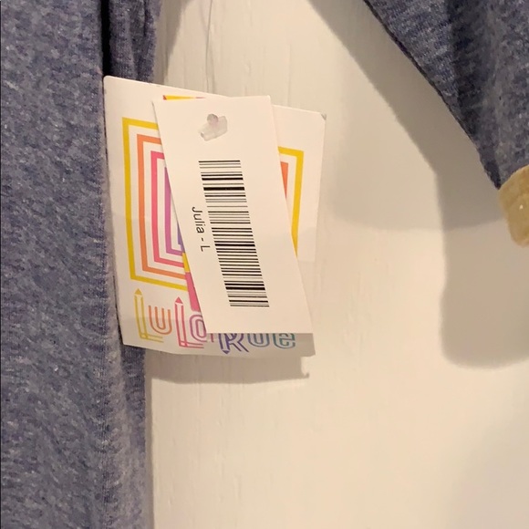 LuLaRoe large Julia BNWT - Picture 2 of 2